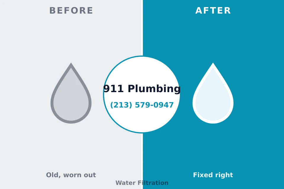 Before and after: plumbing company Sylvester, GA